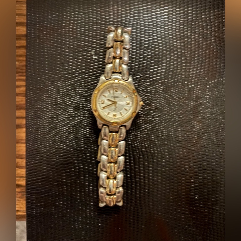Fossil Gold and Silver Bracelet Watch